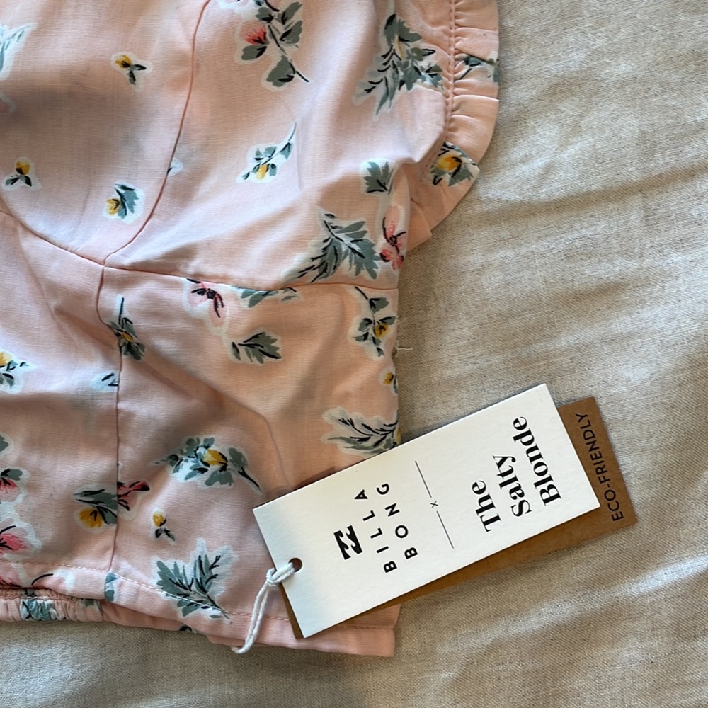 Billabong x The salty blonde crop top - Picture 2 of 8